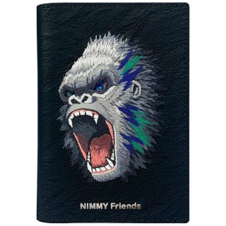 Etui Nimmy Raptor Gorilla na paszport / portfel - czarne