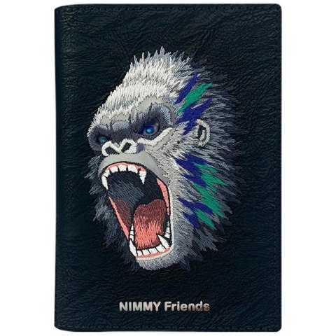 Etui Nimmy Raptor Gorilla na paszport / portfel - czarne