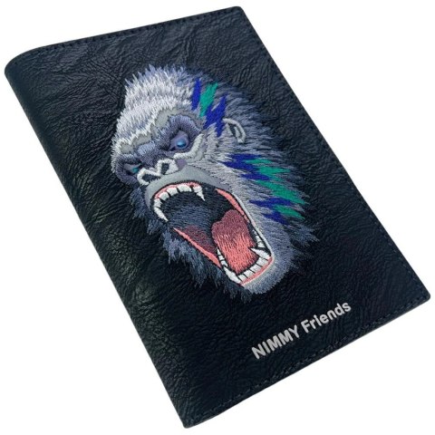 Etui Nimmy Raptor Gorilla na paszport / portfel - czarne