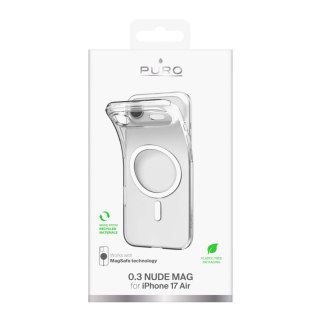 Etui Puro 0.3 MAG Ultra-Slim TPU kompatybilne z MagSafe na iPhone 17 Air - przezroczyste