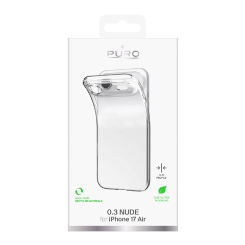 Etui Puro 0.3 Nude Ultra-Slim TPU na iPhone 17 Air - przezroczyste