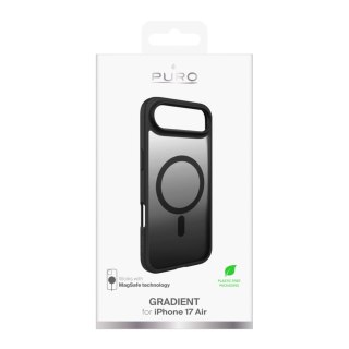 Etui Puro Gradient TPU kompatybilne z MagSafe na iPhone 17 Air - czarne