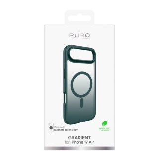 Etui Puro Gradient TPU kompatybilne z MagSafe na iPhone 17 Air - turkusowe