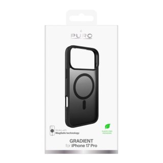Etui Puro Gradient TPU kompatybilne z MagSafe na iPhone 17 Pro - czarne
