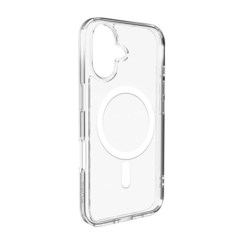 Etui Puro Lite Mag TPU+PC kompatybilne z MagSafe na iPhone 17 - przezroczyste z białym pierścieniem