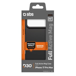 Etui SBS Full Active Mag z technologią D3O na iPhone 17 Pro Max - czarne
