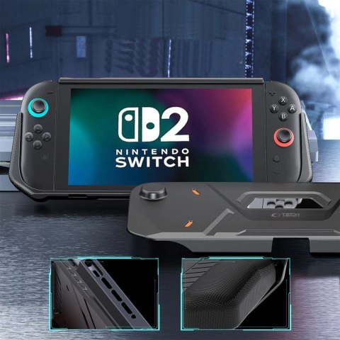 Etui Tech-Protect Carbonox na Nintendo Switch 2 - czarne