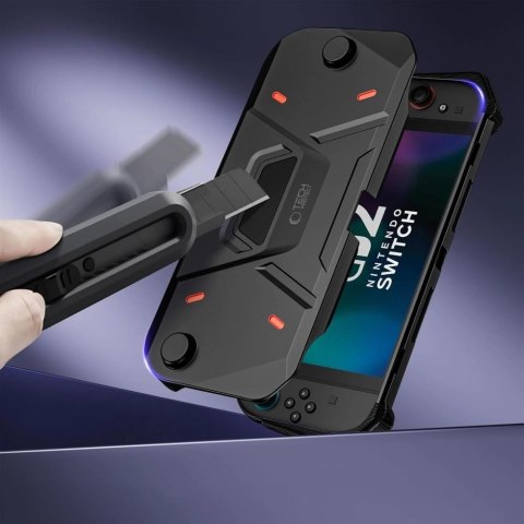 Etui Tech-Protect Carbonox na Nintendo Switch 2 - czarne