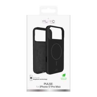 Etui ochronne Puro Pulse na iPhone 17 Pro Max poliwęglanowe - czarne