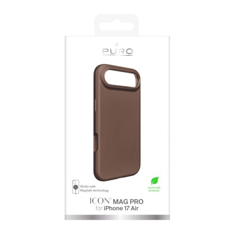 Etui silikonowe Pure Icon Mag Pro Liquid Silicone na iPhone 17 Air kompatybilne z MagSafe, z ochroną aparatu i aluminiowymi przy