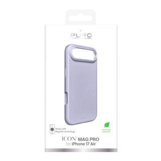 Etui silikonowe Pure Icon Mag Pro Liquid Silicone na iPhone 17 Air kompatybilne z MagSafe, z ochroną aparatu i aluminiowymi przy