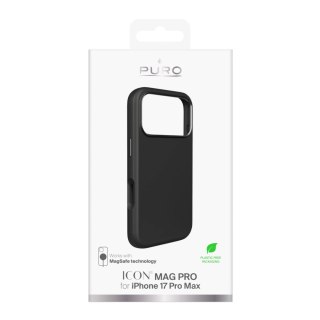 Etui silikonowe Pure Icon Mag Pro Liquid Silicone na iPhone 17 Pro Max kompatybilne z MagSafe, z ochroną aparatu i aluminiowymi 