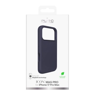 Etui silikonowe Pure Icon Mag Pro Liquid Silicone na iPhone 17 Pro Max kompatybilne z MagSafe, z ochroną aparatu i aluminiowymi 