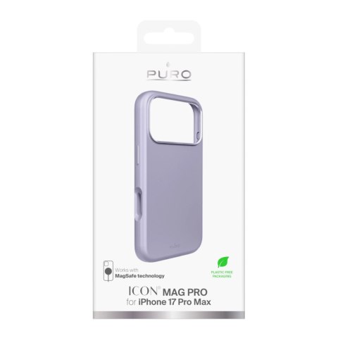 Etui silikonowe Pure Icon Mag Pro Liquid Silicone na iPhone 17 Pro Max kompatybilne z MagSafe, z ochroną aparatu i aluminiowymi 