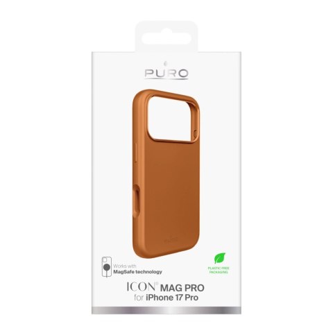 Etui silikonowe Pure Icon Mag Pro Liquid Silicone na iPhone 17 Pro kompatybilne z MagSafe, z ochroną aparatu i aluminiowymi przy