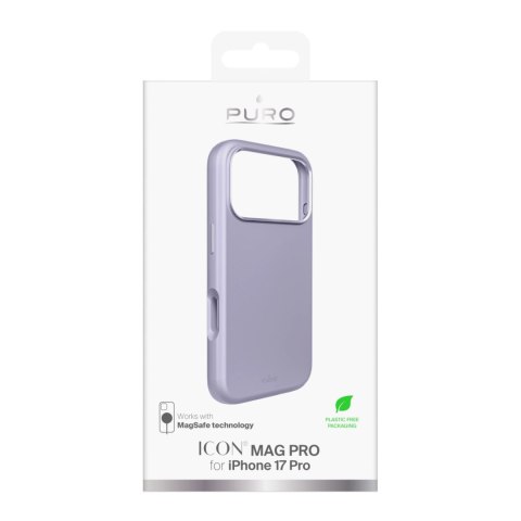 Etui silikonowe Pure Icon Mag Pro Liquid Silicone na iPhone 17 Pro kompatybilne z MagSafe, z ochroną aparatu i aluminiowymi przy