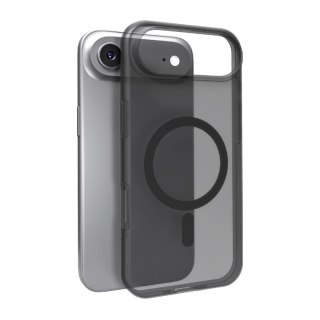 Etui silikonowe Puro Daylight kompatybilne z Magsafe na iPhone 17 Air - półprzezroczyste czarne