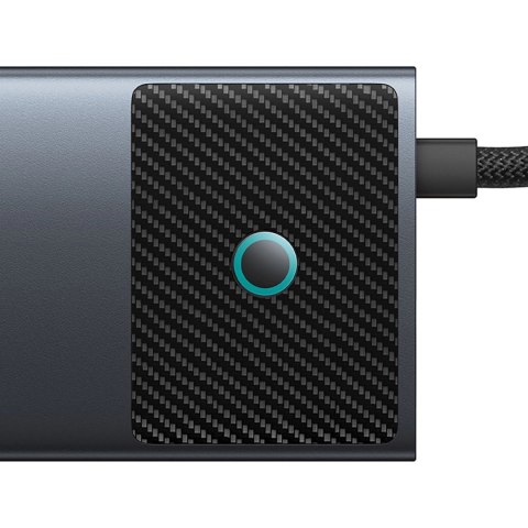 Hub USB-C Baseus Metal Gleam II 10w1 HDMI USB-A USB-C RJ45 SD/TF - szary