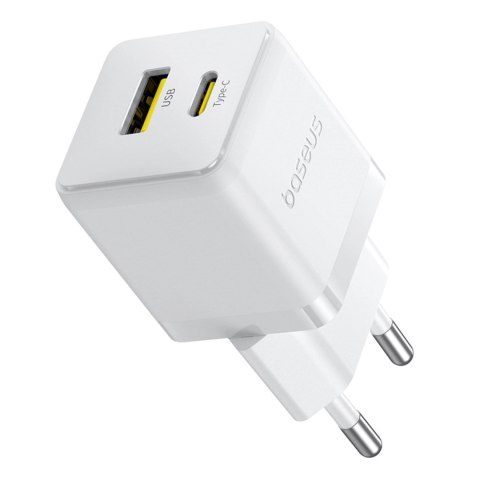 Ładowarka sieciowa Baseus Palm 30W USB-C USB-A - biała