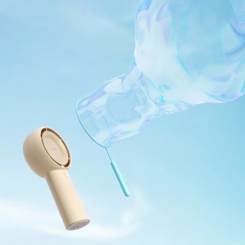 Mini dmuchawa Jisulife Handheld Fan Life5 Plus 4000 mAh przenośny wiatraczek wentylator USB - beżowy