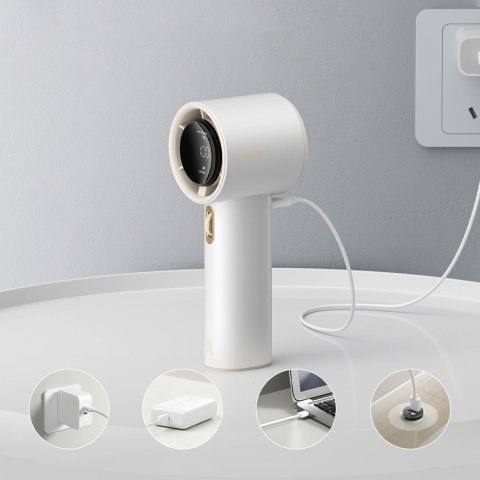 Mini dmuchawa Jisulife Handheld Fan Pro1 3600mAh FA53 (ABS) przenośny wiatraczek wentylator USB - biały