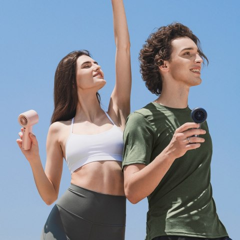 Mini dmuchawa Jisulife Handheld Fan Pro1 3600mAh FA53 (ABS) przenośny wiatraczek wentylator USB - niebieski