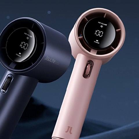 Mini dmuchawa Jisulife Handheld Fan Pro1 3600mAh FA53 (ABS) przenośny wiatraczek wentylator USB - różowy
