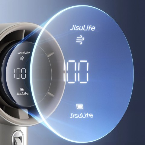 Mini dmuchawa Jisulife Handheld Fan Pro1 S 5000mAh FA53PRO przenośny wiatraczek wentylator USB metalowy - jasnobrązowy