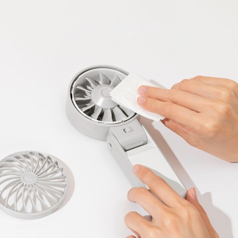 Mini wentylator Jisulife Handheld Fan Life7 5000mAh przenośny wiatraczek USB - szary