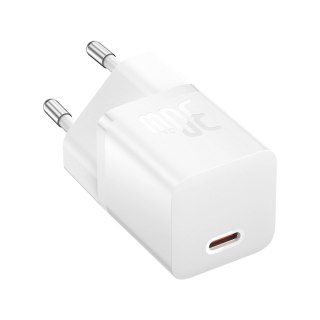 Miniładowarka sieciowa Baseus GaN5 30W USB-C - biała