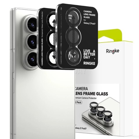 Osłona aparatu Ringke Camera Frame Protector 2-pack na Samsung Galaxy Z Fold 7 - czarna