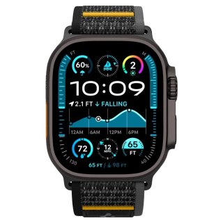 Pasek Spigen Athlex Air na Apple Watch 44 / 45 / 46 / 49 mm - czarny