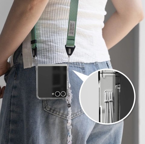 RINGKE FUSION GALAXY Z FLIP 7 CLEAR Etui Ringke Fusion na Samsung Galaxy Z Flip 7 - przezroczyste