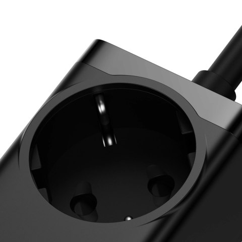 Stacja ładująca Baseus GaN3 Pro 100W EU + 2 x USB-A + 2 x USB-C z kablem 1m Baseus Xiaobai USB-C 100W - czarna