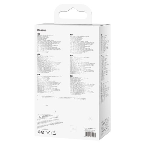 Stacja ładująca Baseus GaN3 Pro 100W EU + 2 x USB-A + 2 x USB-C z kablem 1m Baseus Xiaobai USB-C 100W - czarna