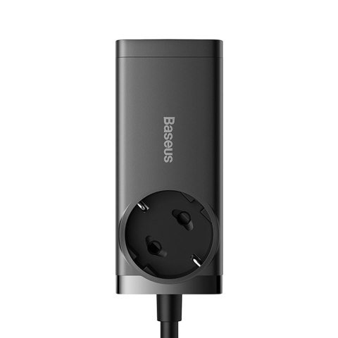 Stacja ładująca Baseus GaN3 Pro 65W EU + 2 x USB-C + 2 x USB-A z kablem Baseus Xiaobai USB-C 100W 1m - czarna