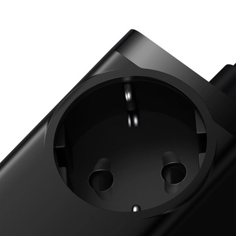 Stacja ładująca Baseus GaN3 Pro 65W EU + 2 x USB-C + 2 x USB-A z kablem Baseus Xiaobai USB-C 100W 1m - czarna