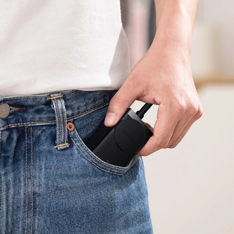 Stacja ładująca Baseus GaN3 Pro 65W EU + 2 x USB-C + 2 x USB-A z kablem Baseus Xiaobai USB-C 100W 1m - czarna