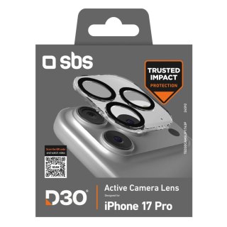 Szkło ochronne SBS Camera Glass na obiektywy z technologią D3O na iPhone 17 Pro