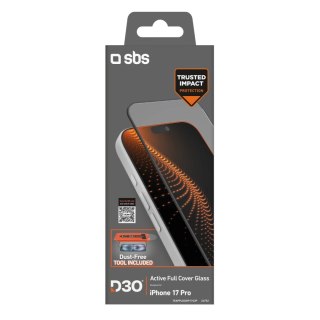 Szkło ochronne SBS z technologią D3O zestaw z aplikatorem na iPhone 17 Pro