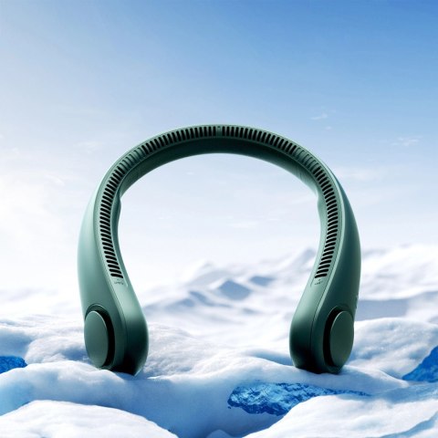 Wentylator Jisulife Neck Fan Life3 na kark, szyję, wiatrak przenośny USB - zielony