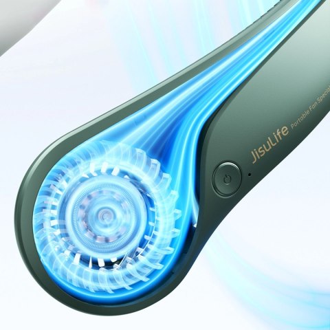 Wentylator Jisulife Neck Fan Life3 na kark, szyję, wiatrak przenośny USB - zielony