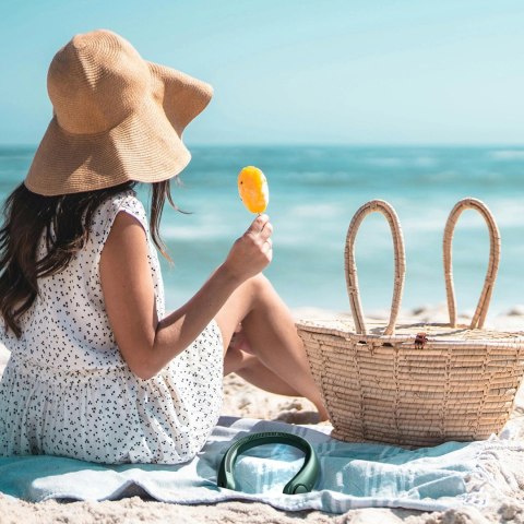 Wentylator Jisulife Neck Fan Life3 na kark, szyję, wiatrak przenośny USB - zielony