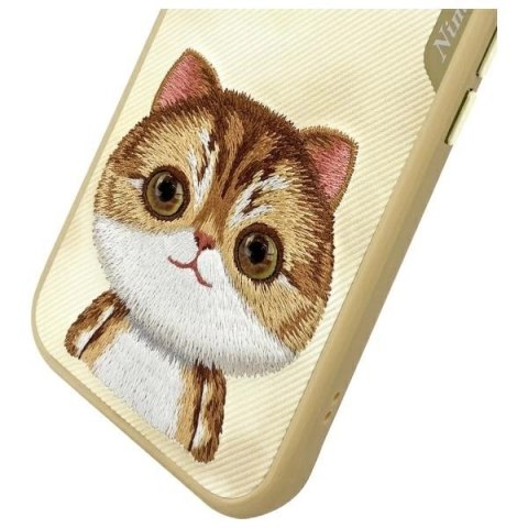 Etui Nimmy Big Eyed Pet 2.0 Cat na iPhone 15 - zielone