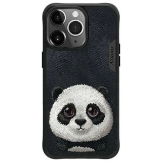 Etui Nimmy Big Eyed Pet 2.0 Panda na iPhone 15 Pro Max - czarne