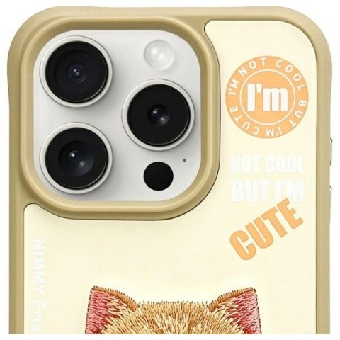 Etui Nimmy Cool&Cute 2.0 Cat na iPhone 15 Pro - zielone
