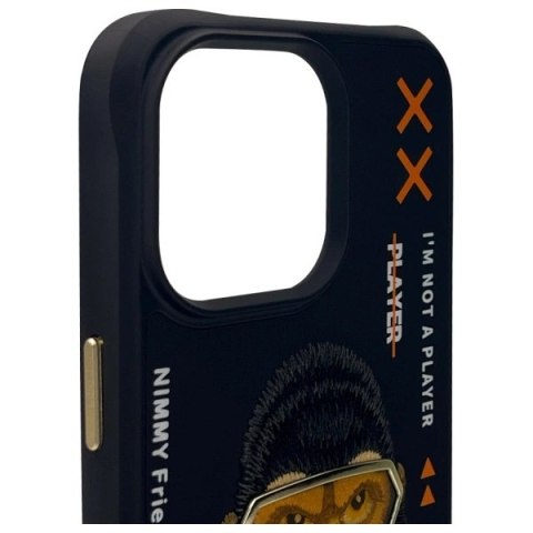 Etui Nimmy Cool&Cute 2.0 Monkey na iPhone 15 Pro Max - czarne