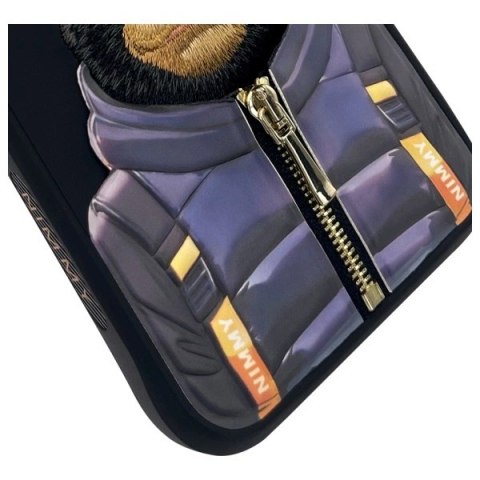 Etui Nimmy Cool&Cute 2.0 Monkey na iPhone 15 Pro - czarne