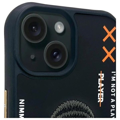 Etui Nimmy Cool&Cute 2.0 Monkey na iPhone 15 - czarne