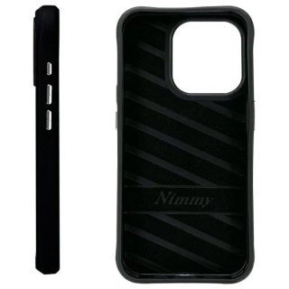 Etui Nimmy Cool&Cute 2.0 na iPhone 15 Pro - czarne